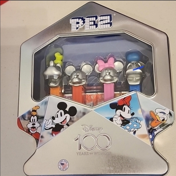 Disney mickey mouse & minnie mouse 100 anv & pez dispensers candy cases new - Picture 2 of 6
